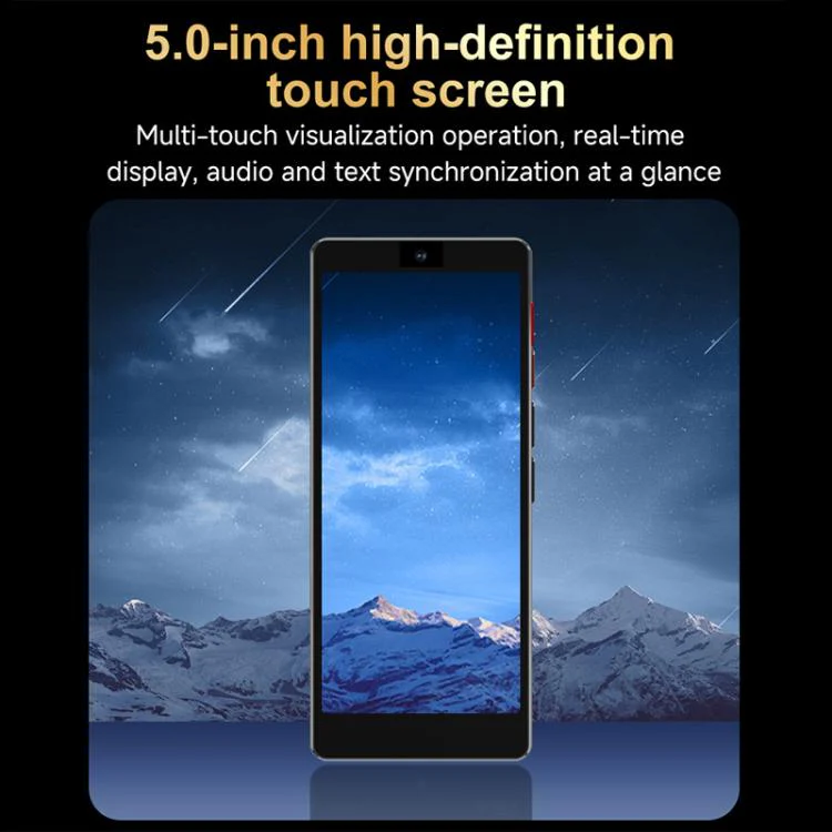S20 Pro 5 inch Screen AI Intelligent Translator Portable Language Translation Device(Black) - Image 3