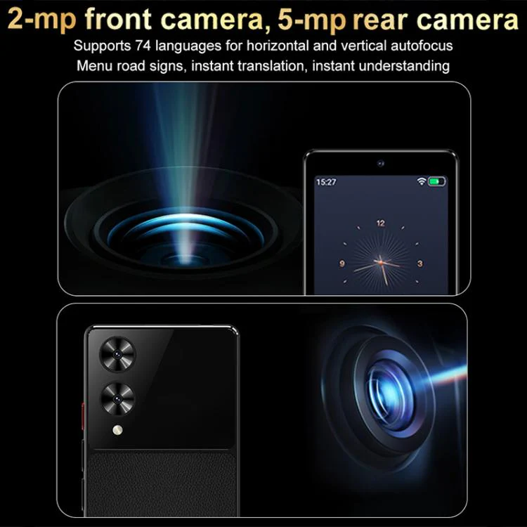 S20 Pro 5 inch Screen AI Intelligent Translator Portable Language Translation Device(Black) - Image 5