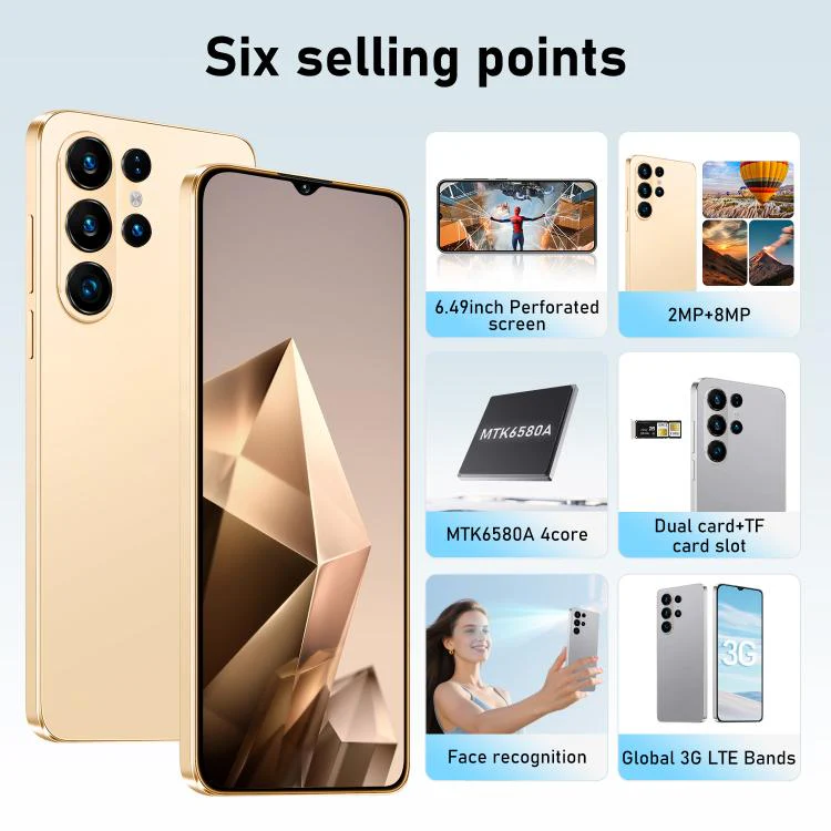 S26 Ultra / AX23, 2GB+16GB, 6.49 inch Android 8.1 MTK6580A Quad Core, Network: 3G, Dual SIM, Stylus, Plug:UK Plug(Silver) - Image 5
