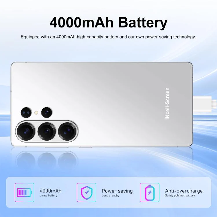 S26 Ultra / B9S, 4GB+64GB, 6.75 inch Android 10 MTK6739 Quad Core, Network: 4G, OTG, Dual SIM, Plug:AU Plug(Silver) - Image 13