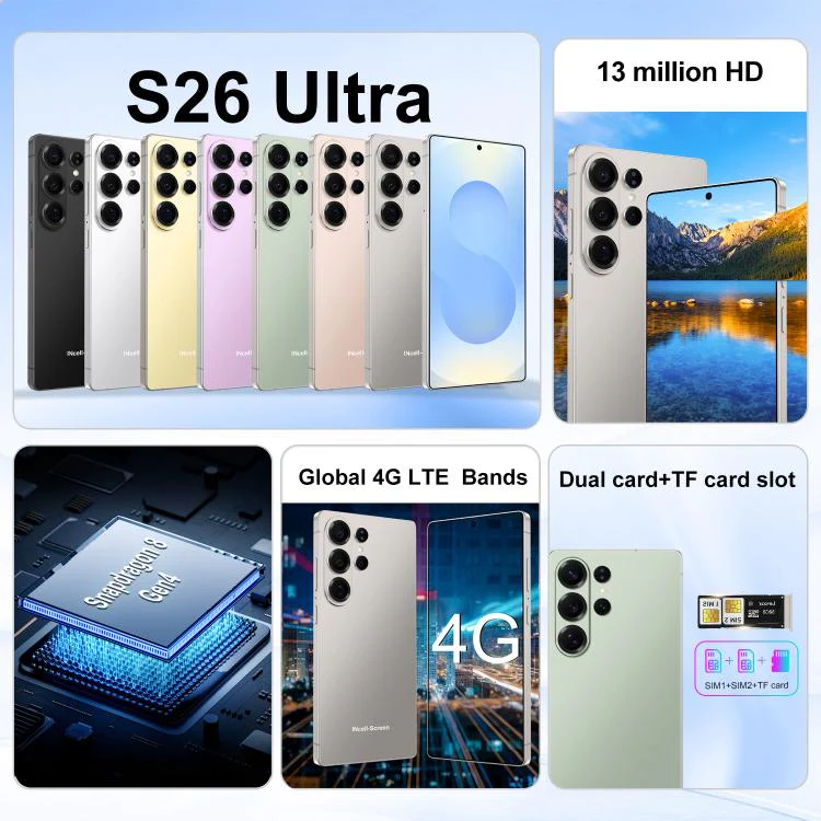 S26 Ultra / B9S, 4GB+64GB, 6.75 inch Android 10 MTK6739 Quad Core, Network: 4G, OTG, Dual SIM, Plug:US Plug(Green) - Image 5