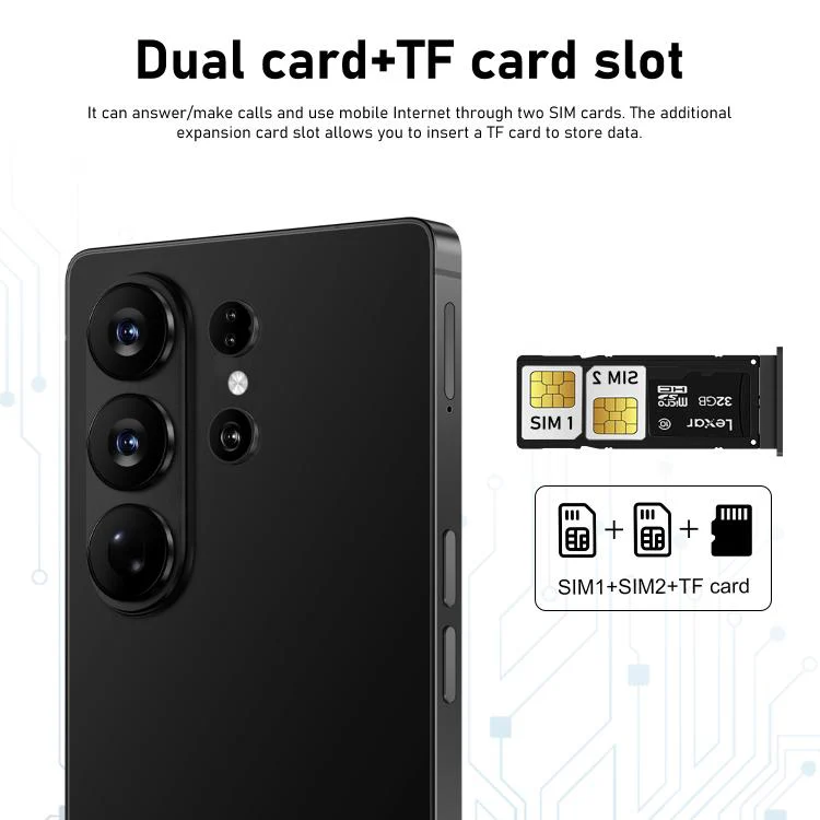 S26 Ultra / C200, 8GB+128GB, 6.6 inch Android 10 MTK6873 Octa Core, Network: 5G, Dual SIM, Plug:EU Plug(Black) - Image 15