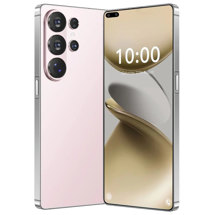 S26 Ultra / C200, 8GB+128GB, 6.6 inch Android 10 MTK6873 Octa Core, Network: 5G, Dual SIM, Plug:EU Plug(Pink)