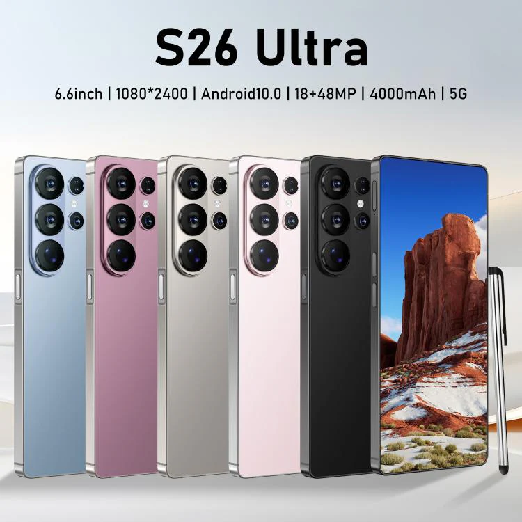 S26 Ultra / C200, 8GB+128GB, 6.6 inch Android 10 MTK6873 Octa Core, Network: 5G, Dual SIM, Plug:US Plug(Pink) - Image 4