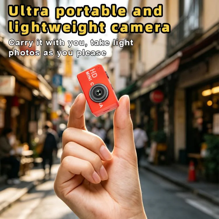 S4 1080P HD Digital Mini Thumb Pocket Camera(Red) - Image 12