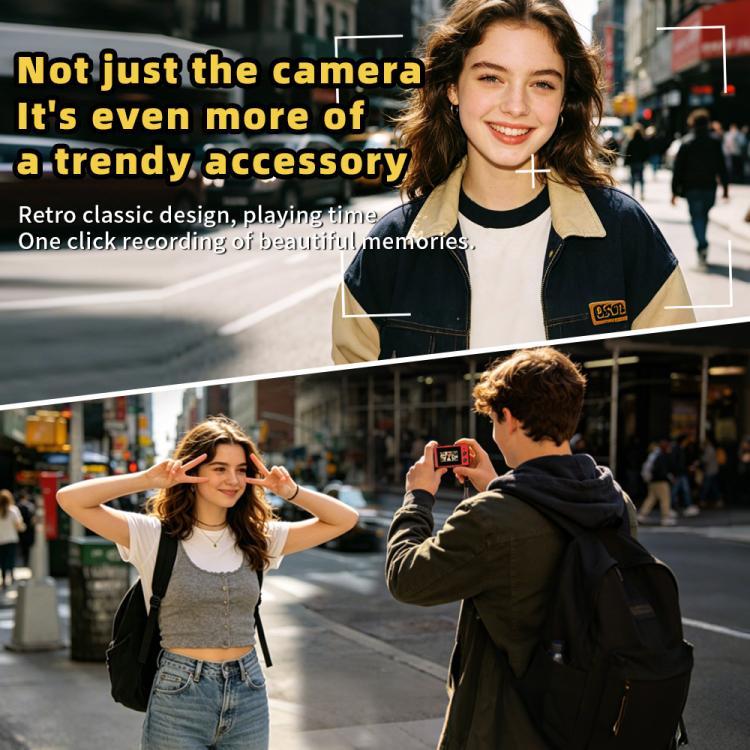 S4 1080P HD Digital Mini Thumb Pocket Camera(Yellow) - Image 10