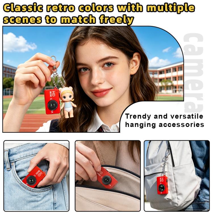 S4 1080P HD Digital Mini Thumb Pocket Camera(Yellow) - Image 11