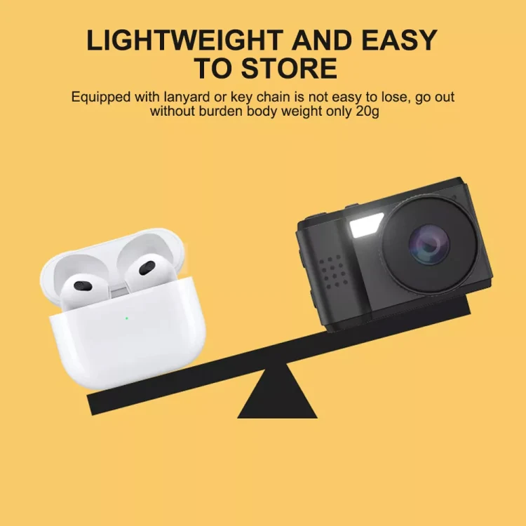 S5 0.96 inch HD Screen Mini Portable Camera(Black) - Image 10