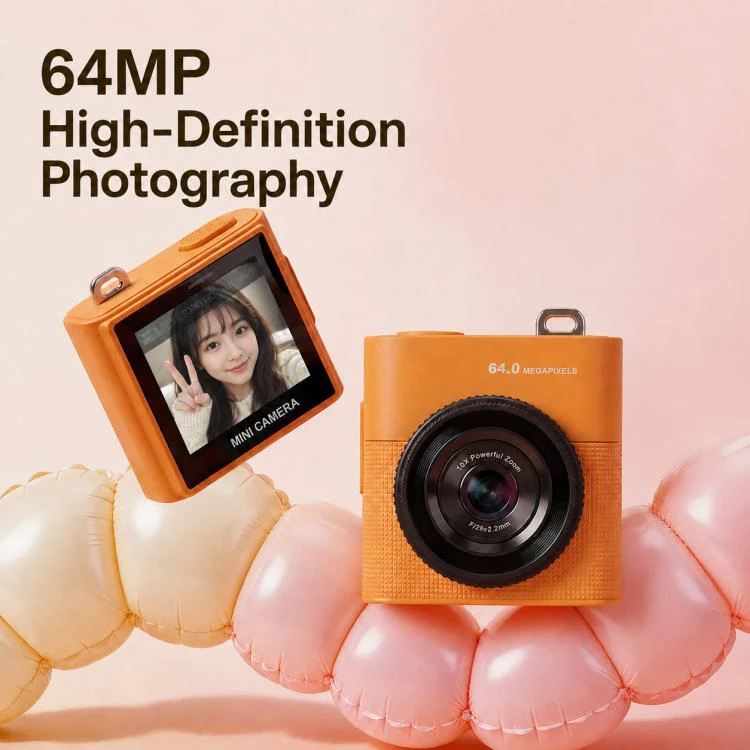 S5 6400PX 1.4 inch LCD HD Digital Mini Thumb Pocket Camera(Blue) - Image 3