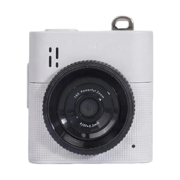 S5 6400PX 1.4 inch LCD HD Digital Mini Thumb Pocket Camera(White)