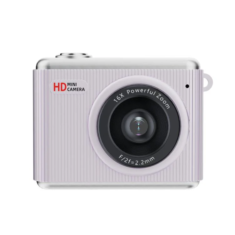 S6 Mini CCD 1.4-inch Screen Retro Filter Portable Digital Camera(Purple)