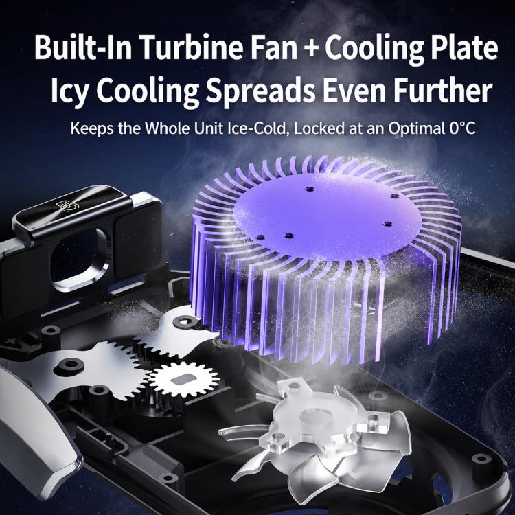S7 Magnetic Cooling 15W Wireless Fast Charger Car Air Outlet Holder(Silver) - Image 5