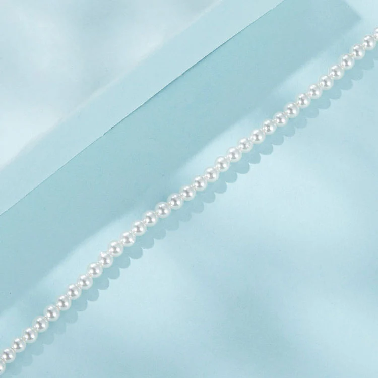 S925 Sterling Silver Opal Shell Pearl Bracelet(SCB280) - Image 4