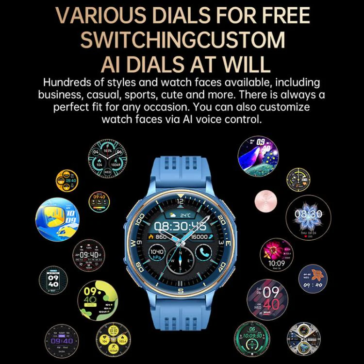 S99 1.43 inch GPS Sports Smart Watch, Support Bluetooth Call / Heart Rate / Blood Oxygen / Sleep Monitoring(Black) - Image 13