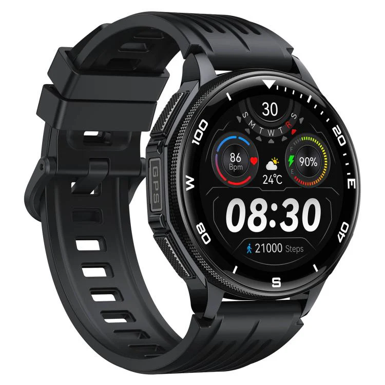 S99 1.43 inch GPS Sports Smart Watch, Support Bluetooth Call / Heart Rate / Blood Oxygen / Sleep Monitoring(Black) - Image 2