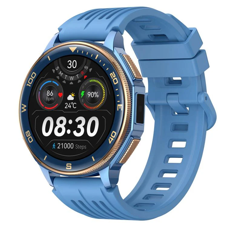 S99 1.43 inch GPS Sports Smart Watch, Support Bluetooth Call / Heart Rate / Blood Oxygen / Sleep Monitoring(Blue)