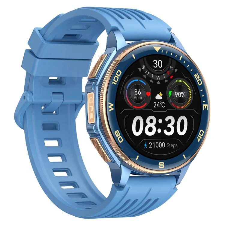 S99 1.43 inch GPS Sports Smart Watch, Support Bluetooth Call / Heart Rate / Blood Oxygen / Sleep Monitoring(Blue) - Image 2