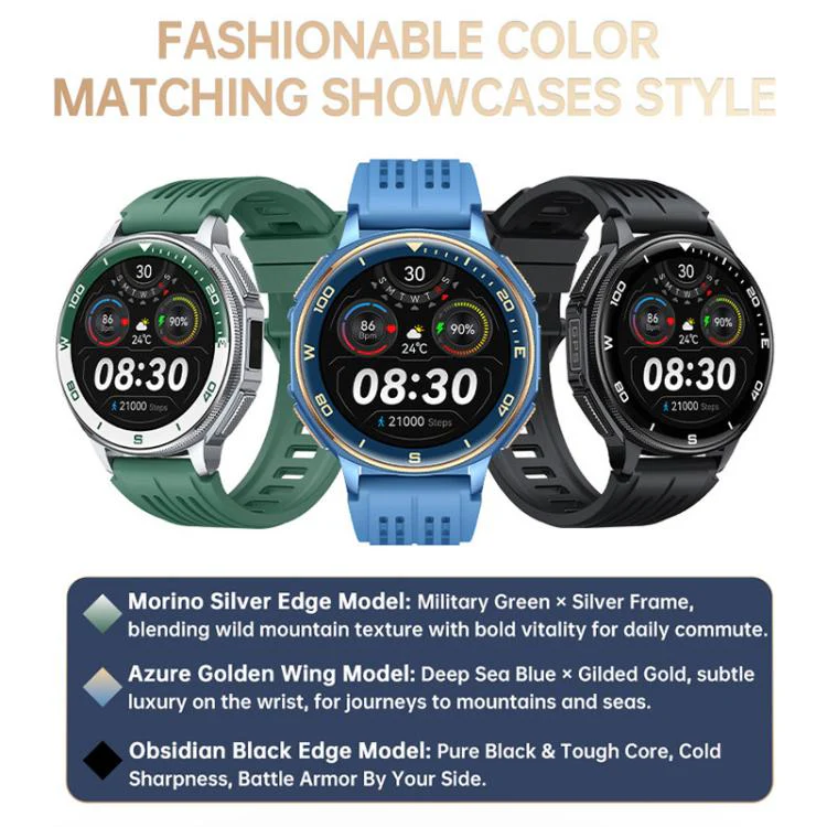 S99 1.43 inch GPS Sports Smart Watch, Support Bluetooth Call / Heart Rate / Blood Oxygen / Sleep Monitoring(Blue) - Image 6