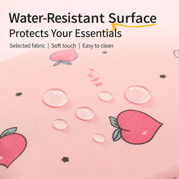 Sanitary Pad Storage Bag Portable Menstrual Cup Pouch Waterproof Period First Period Bags With Zipper(Pink Peach) - Image 7