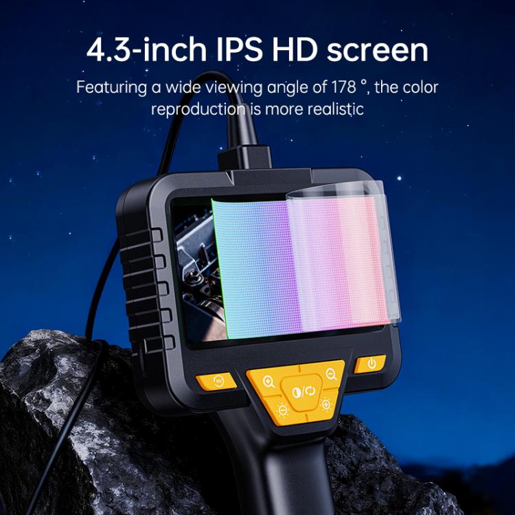 SC08 4.3 inch IPS HD Screen 8mm Industry Digital Endoscope, Type:1m Hard Cable Single-lens - Image 3