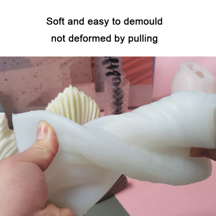 Scallop DIY Scented Candle Silicone Mold, Specification: SX-LZ-306 - Image 3