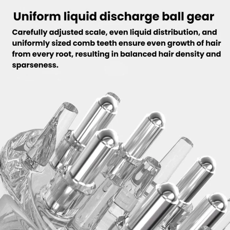 Scalp Medicine Applicator With Roller Massage Comb Hair Growth Serum Applicator(Transparency) - Image 4