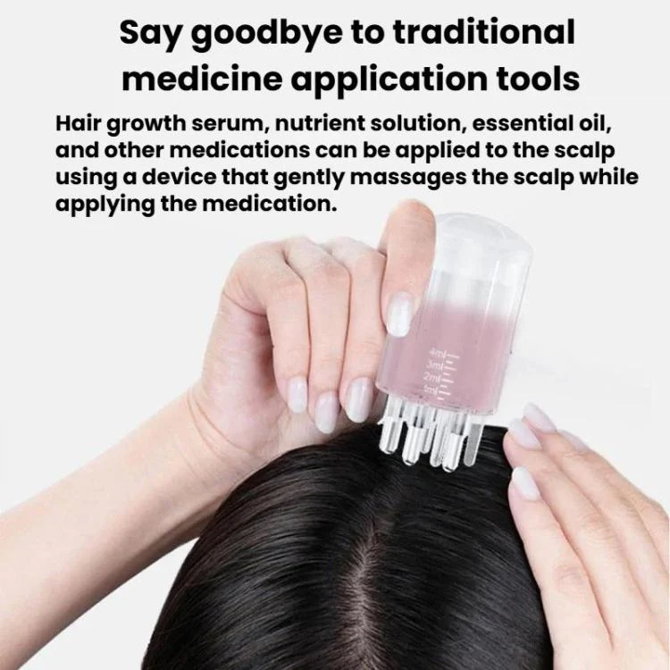 Scalp Roller Massage Medicine Applicator Essential Oil Applicator(Purple) - Image 6