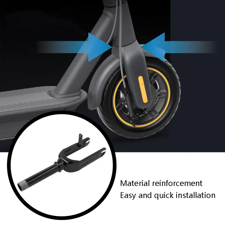 Scooter Accessories Front Wheel Front Fork Component For Ninebot MAX G30(Black) - Image 5