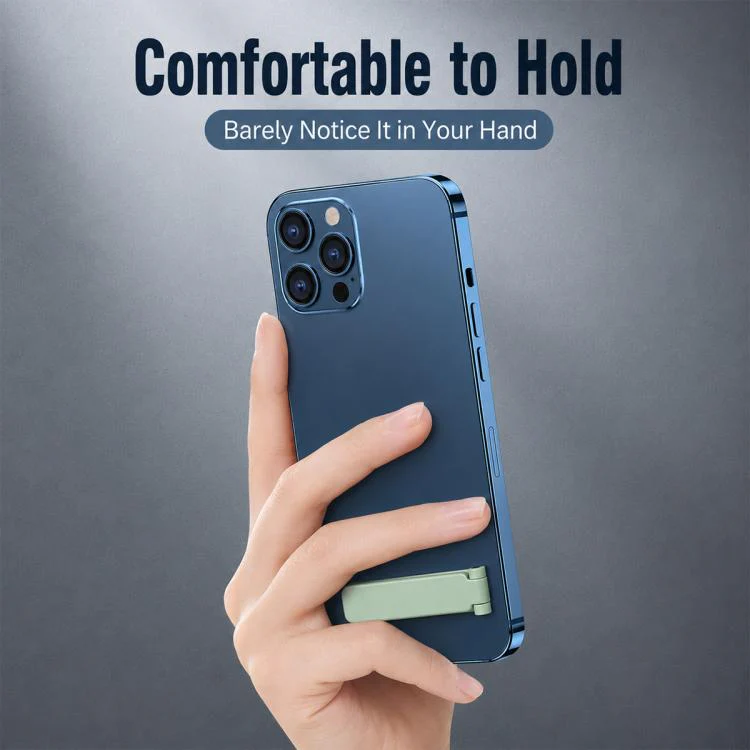 Self-adhesive Ultra Thin Foldable Mobile Phone Holder(Brown) - Image 5
