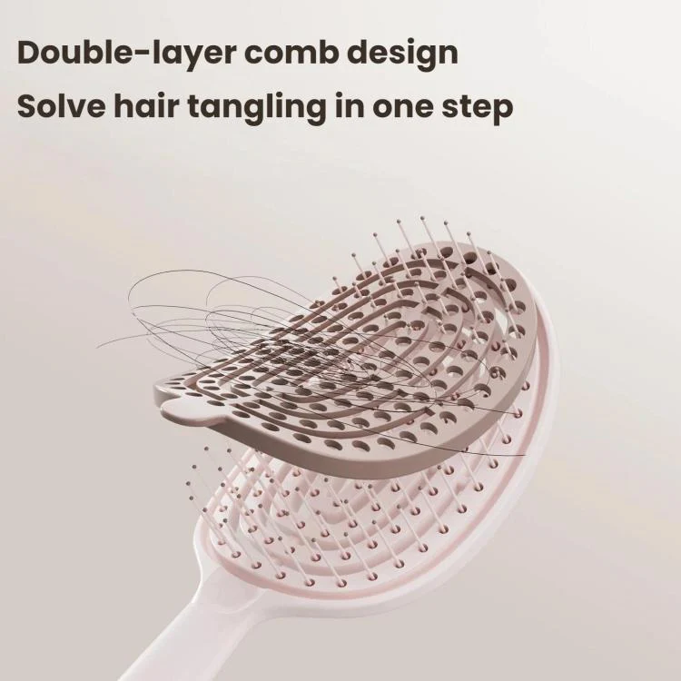 Self-Cleaning Airbag Comb With High-Top Volume Massage Function(Green) - Image 3