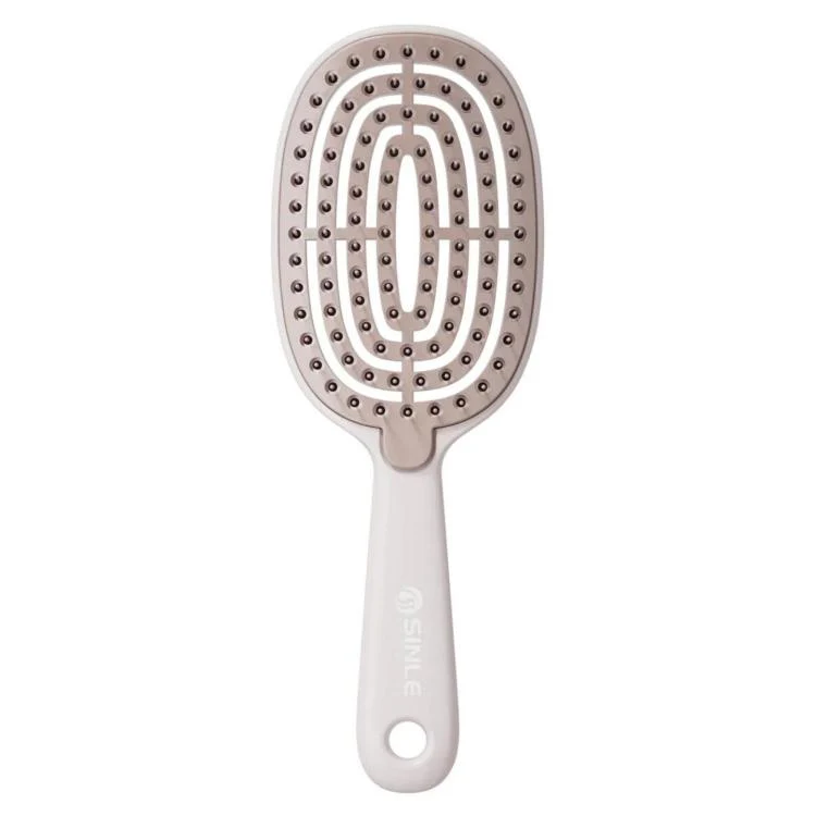 Self-Cleaning Airbag Comb With High-Top Volume Massage Function(Purple Velvet White)