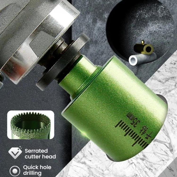 Serrated Hole Saw Tile Drill Bit, Bore Diameter: 35mm - Image 2