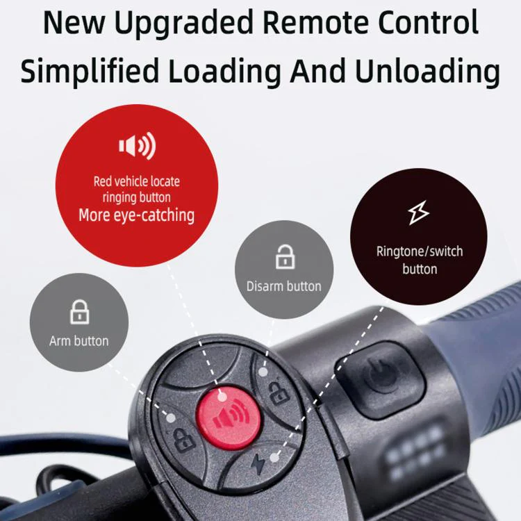 SF06R IP66 Waterproof Long-Distance Wireless Vehicle Vibration Anti-Theft Alarm(1 Host + 1 Remote Control) - Image 8