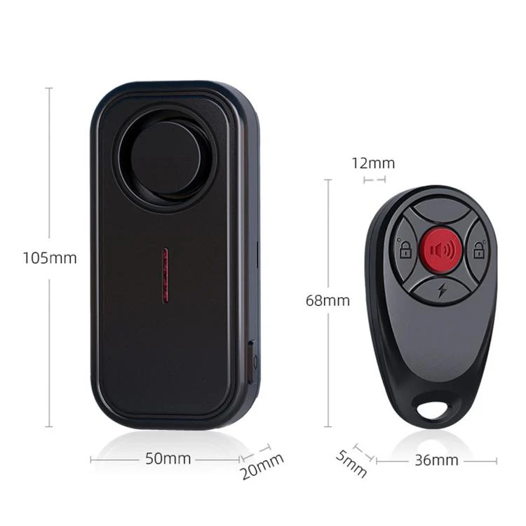 SF06R IP66 Waterproof Long-Distance Wireless Vehicle Vibration Anti-Theft Alarm(1 Host + 2 Remote Control) - Image 10