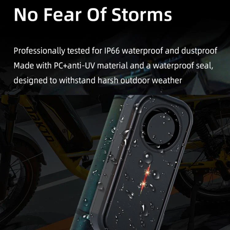 SF06R IP66 Waterproof Long-Distance Wireless Vehicle Vibration Anti-Theft Alarm(1 Host + 2 Remote Control) - Image 5