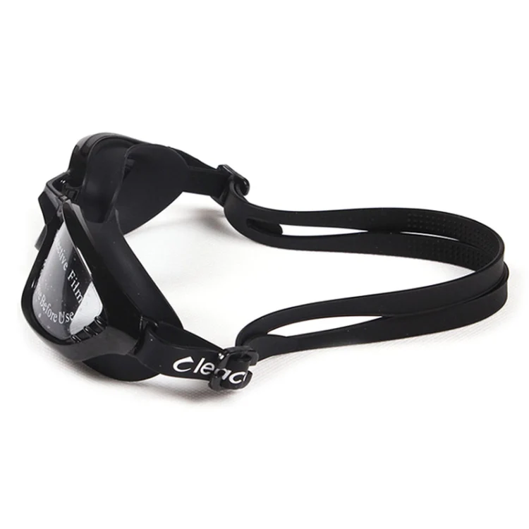 SG9017 Waterproof and Anti-fog Adult High-definition Large Frame Swimming Goggles for Men and Women(Black) - Image 2