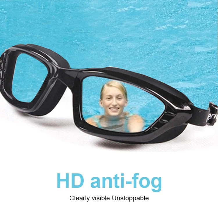 SG9017 Waterproof and Anti-fog Adult High-definition Large Frame Swimming Goggles for Men and Women(Blue) - Image 6
