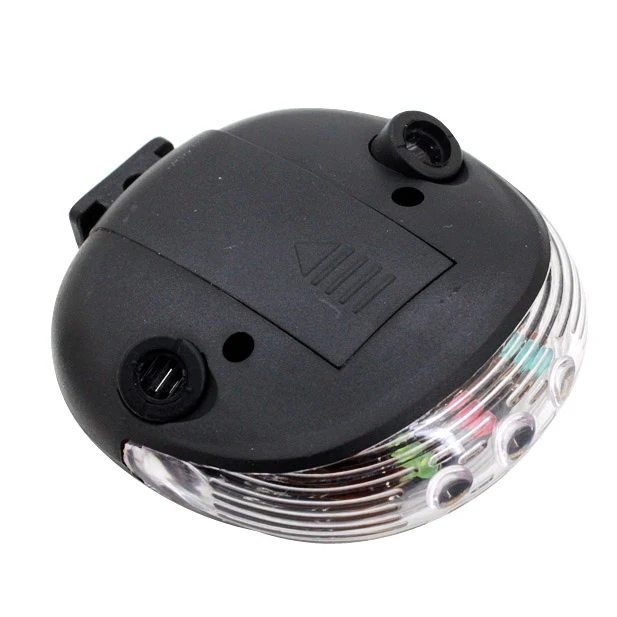 Shell Shape Bicycle Safety Rear Warning Tail Light with 2 Laser Beams and Colorful Lights - Image 4