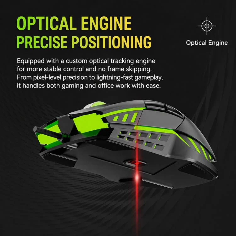 SHIPADOO G7 7D 8800DPI Gaming Colorful USB Wired Mouse(Green) - Image 3
