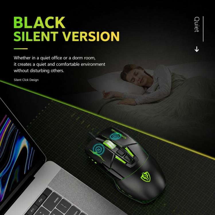 SHIPADOO G7 7D 8800DPI Gaming Colorful USB Wired Mouse(White) - Image 11