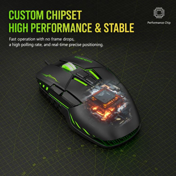 SHIPADOO G7 7D 8800DPI Gaming Colorful USB Wired Mouse(White) - Image 4