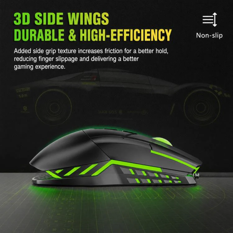 SHIPADOO G7 7D 8800DPI Gaming Colorful USB Wired Mouse(White) - Image 7