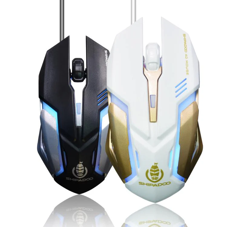 SHIPADOO S150 4D 1600 DPI Ergonomic Optical USB Wired Mouse(Black) - Image 2