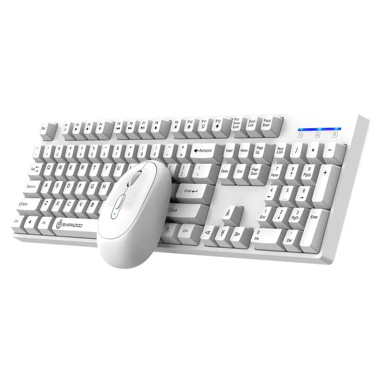 SHIPADOO W1060 2.4G 1600 DPI Wireless Keyboard Mouse Set(White) - Image 2