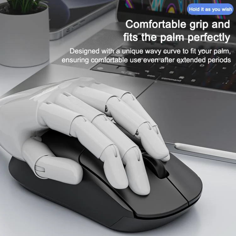 SHIPADOO W200 Office And Gaming 2.4G Wireless Mouse(Black) - Image 4