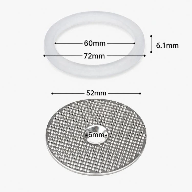 Shower Screen + Gasket Set For Gemilai CRM3605 / CRM3601 / CRM3005E Espresso Machine - Image 7