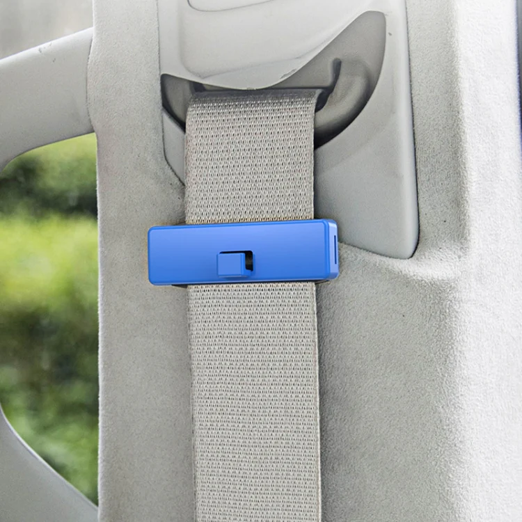 SHUNWEI 1pair Car Safety Belt Limiter Anti-Stranglehold Clip(White) - Image 9