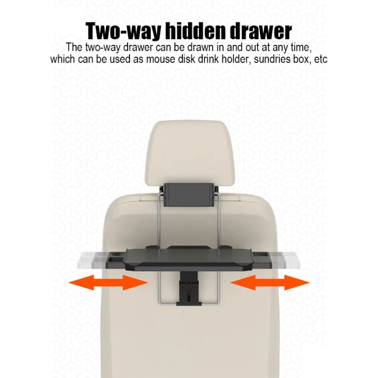 SHUNWEI Car Dining Table Rear Foldable Storage Rack Computer Stand, SD-1504D - Image 7