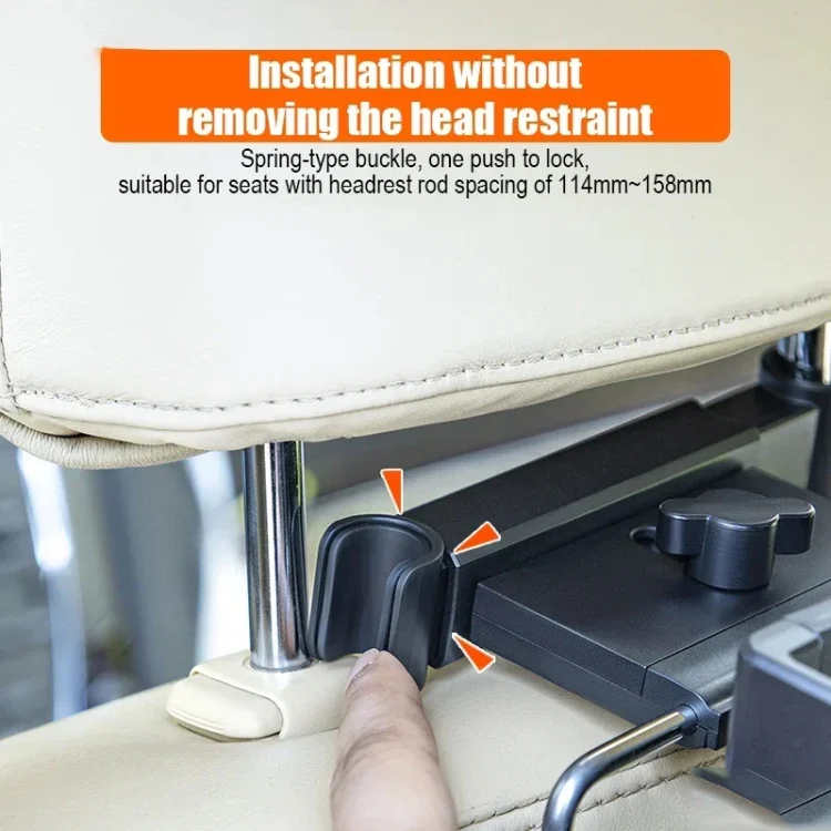 SHUNWEI Car Dining Table Rear Foldable Storage Rack Computer Stand, SD-1508D - Image 10