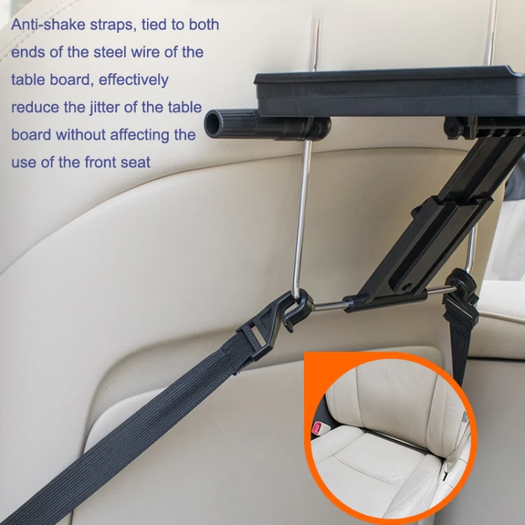 SHUNWEI SD-1528 Car Seat Back Computer Rack(Black) - Image 5
